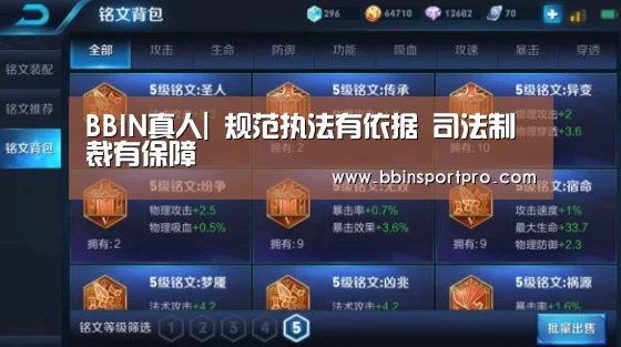 BBIN真人|
规范执法有依据 司法制裁有保障(图3) BBIN棋牌